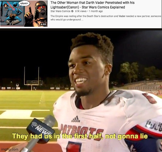 They had us in the first half | image tagged in they had us in the first half,star wars | made w/ Imgflip meme maker