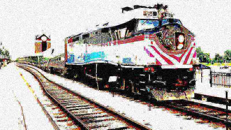 High Quality Metra F40PH Deep Fried Blank Meme Template