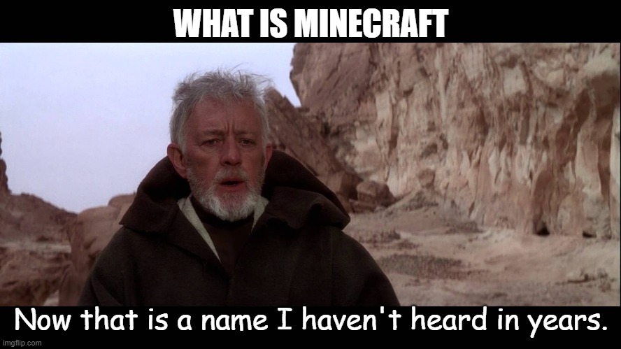 That's a name I haven't heard in a long time | WHAT IS MINECRAFT; Now that is a name I haven't heard in years. | image tagged in that's a name i haven't heard in a long time | made w/ Imgflip meme maker