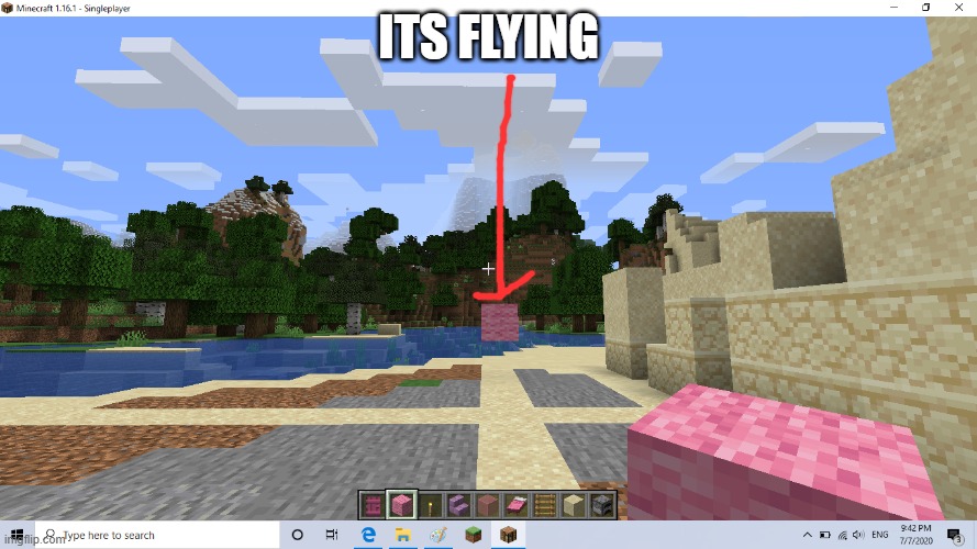 ITS FLYING | image tagged in stop reading the tags | made w/ Imgflip meme maker