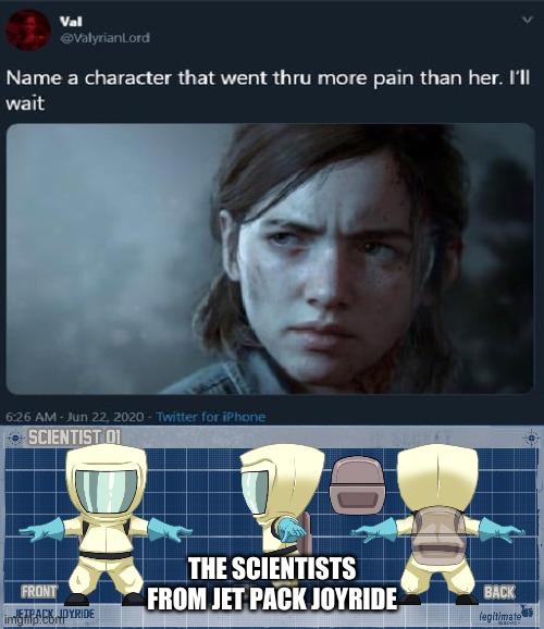 No childhood if u didn't play Jet Pack Joyride | THE SCIENTISTS FROM JET PACK JOYRIDE | image tagged in jet pack,joyride,name one character | made w/ Imgflip meme maker