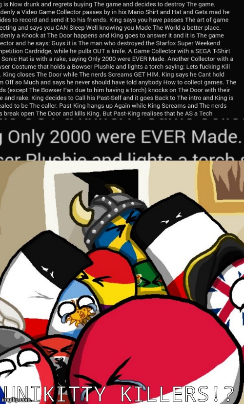 Were not allowed. | UNIKITTY KILLERS!? | image tagged in laughing countryballs,lol | made w/ Imgflip meme maker