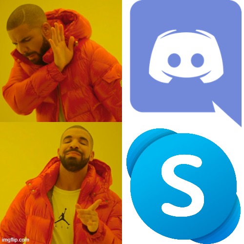 you thought discord was the best... | image tagged in memes,drake hotline bling | made w/ Imgflip meme maker