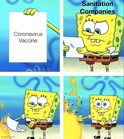 Sanitation 2020 | image tagged in memes,spongebob | made w/ Imgflip meme maker