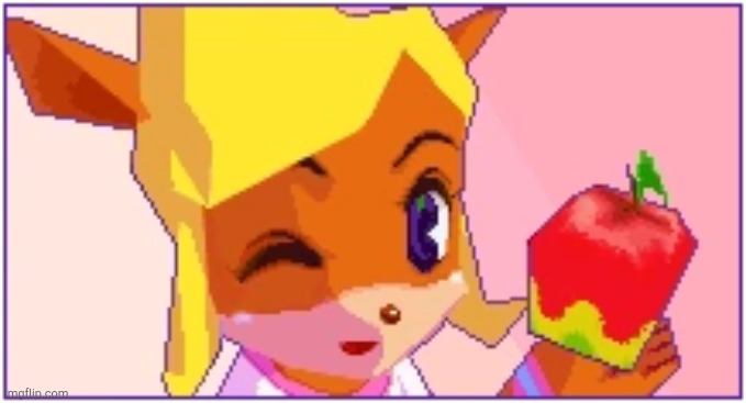 CoCo Bandicoot Wink | image tagged in coco bandicoot wink | made w/ Imgflip meme maker