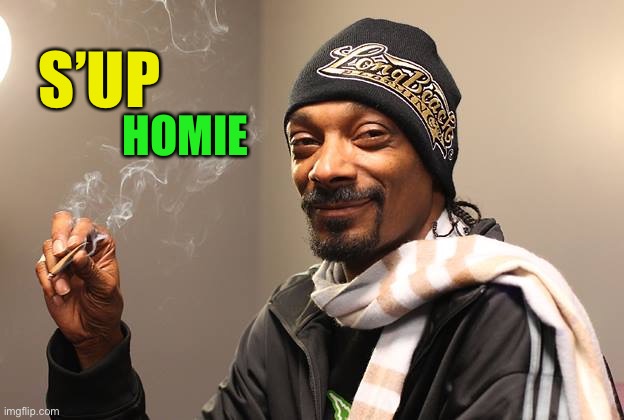 Snoop Dogg | S’UP HOMIE | image tagged in snoop dogg | made w/ Imgflip meme maker