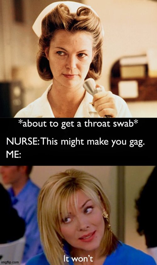 going deep | image tagged in nurse ratched,covid-19 | made w/ Imgflip meme maker