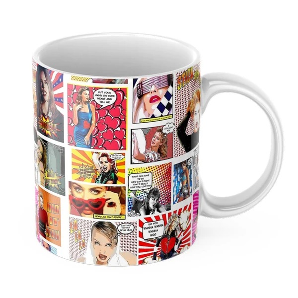 Kylie coffee mug cartoons Blank Meme Template