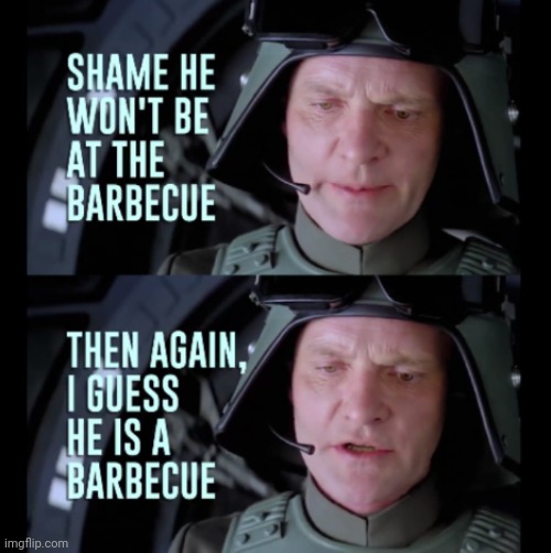 I guess he is a barbecue | image tagged in i guess he is a barbecue | made w/ Imgflip meme maker