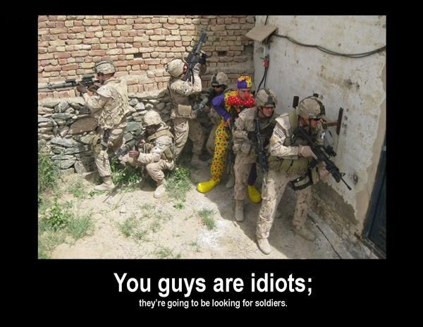 Idiots | image tagged in repost,clowns,memes,fun,funny | made w/ Imgflip meme maker