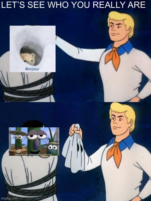 Scooby Doo Mask Remove | LET’S SEE WHO YOU REALLY ARE | image tagged in scooby doo mask remove,memes | made w/ Imgflip meme maker