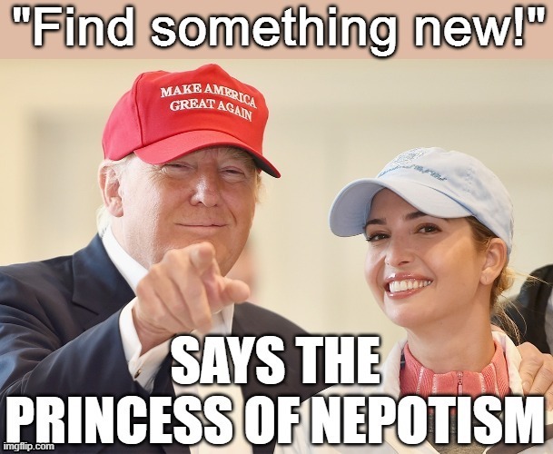 The poster child for nepotism wants to be a moral scold toward the unemployed in the deepest depression in our lifetimes? bahaha | image tagged in ivanka,donald and ivanka trump,ivanka trump,unemployment,unemployed,conservative hypocrisy | made w/ Imgflip meme maker