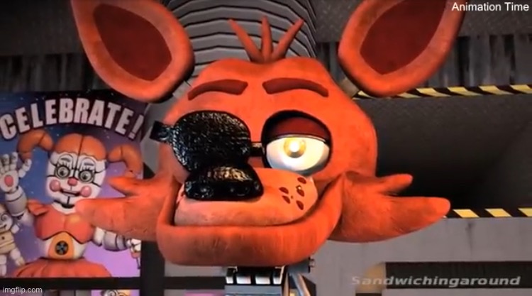 Le foxeh | image tagged in le foxeh,memes,funny,foxy,fnaf,custom template | made w/ Imgflip meme maker