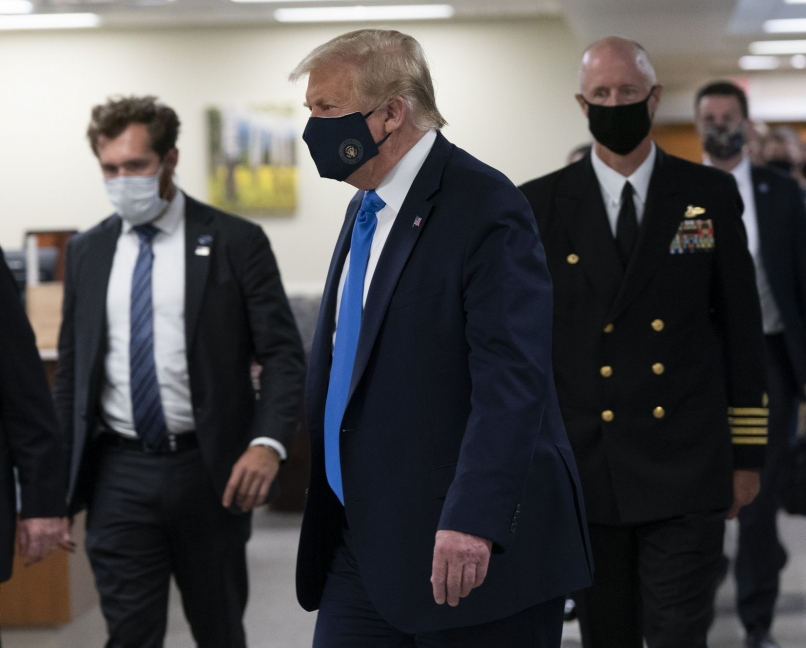 High Quality Trump Mask Blank Meme Template