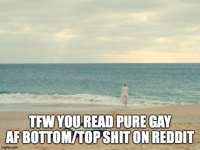 Portrait | TFW YOU READ PURE GAY AF BOTTOM/TOP SHIT ON REDDIT | image tagged in portrait | made w/ Imgflip meme maker
