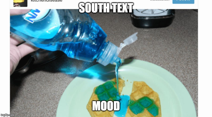 ooooof | SOUTH TEXT; MOOD | image tagged in memes | made w/ Imgflip meme maker