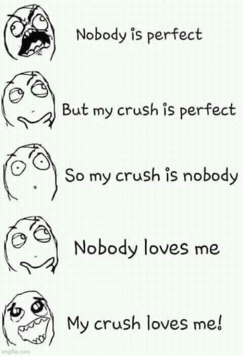 My crush is nobody | image tagged in oof | made w/ Imgflip meme maker