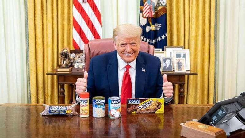 High Quality Donald Trump Goya Blank Meme Template