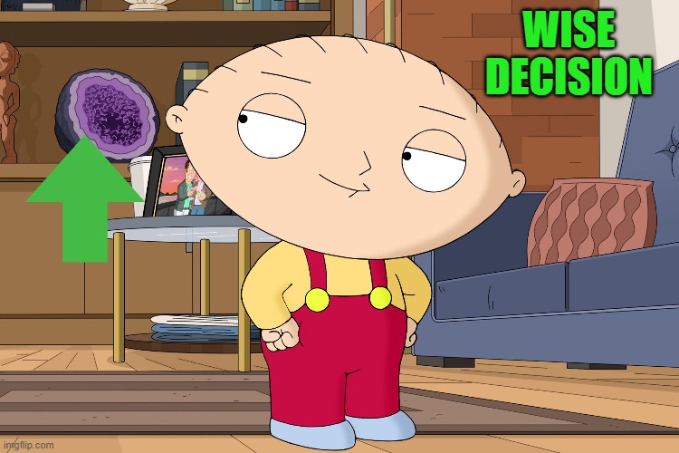 family guy | WISE DECISION | image tagged in family guy | made w/ Imgflip meme maker