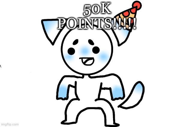 50k and 30 followers in one day? double milestone! | 50K POINTS!!!!! | image tagged in double milestone | made w/ Imgflip meme maker