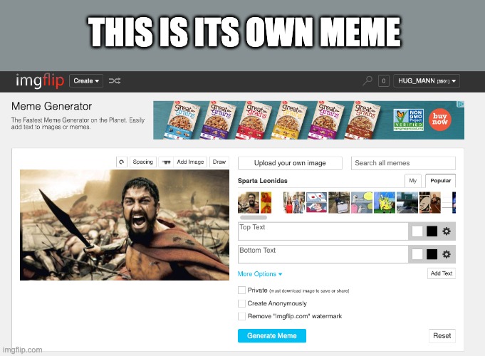 THE MEME EXPLAINS THIS | THIS IS ITS OWN MEME | image tagged in one does not simply,memes | made w/ Imgflip meme maker