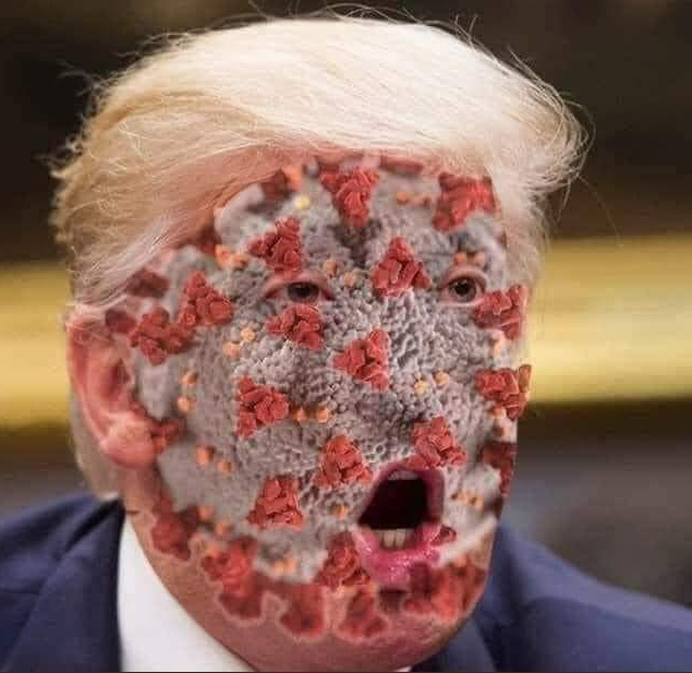 High Quality Trump's virus Blank Meme Template