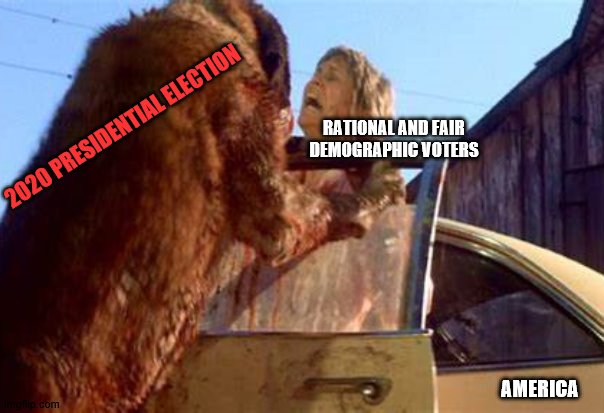 I think voters have rabies | 2020 PRESIDENTIAL ELECTION; RATIONAL AND FAIR DEMOGRAPHIC VOTERS; AMERICA | image tagged in vote | made w/ Imgflip meme maker