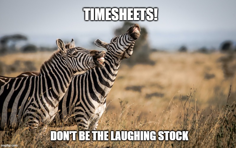 Laughing Stock Timesheet Reminder | TIMESHEETS! DON'T BE THE LAUGHING STOCK | image tagged in laughing stock timesheet reminder,timesheet reminder,timesheet meme,zebra timesheet reminder,funny memes | made w/ Imgflip meme maker