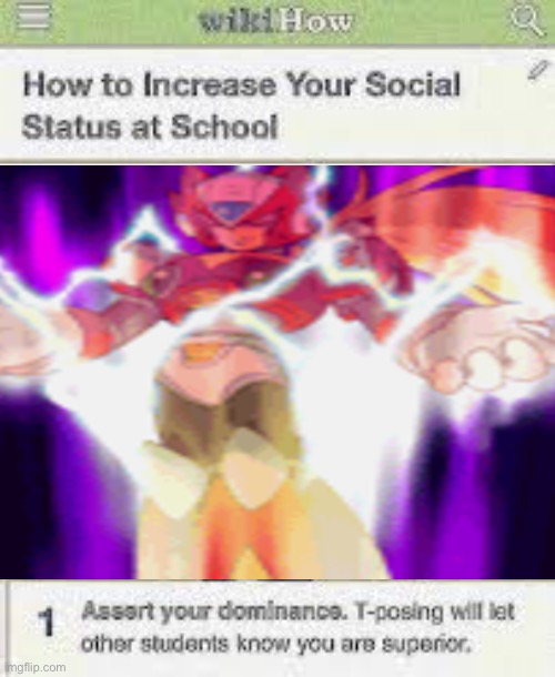 Awakened Zero Is Superior To All | image tagged in memes,t-pose,megaman,zero | made w/ Imgflip meme maker