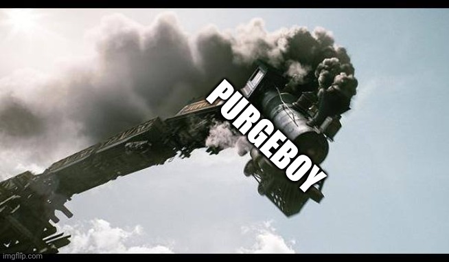 Train Wreck | PURGEBOY | image tagged in train wreck | made w/ Imgflip meme maker