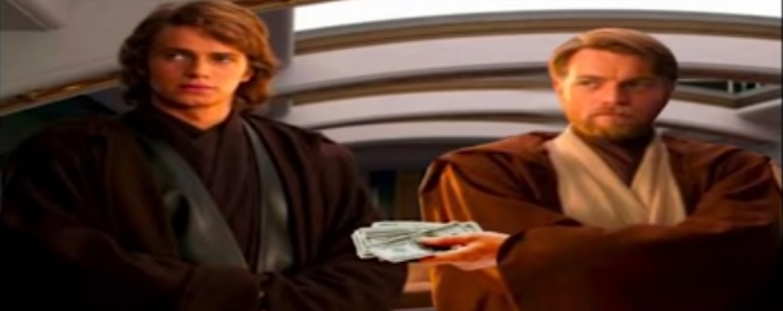Obi-Wan purchases Anakin's Services Blank Meme Template