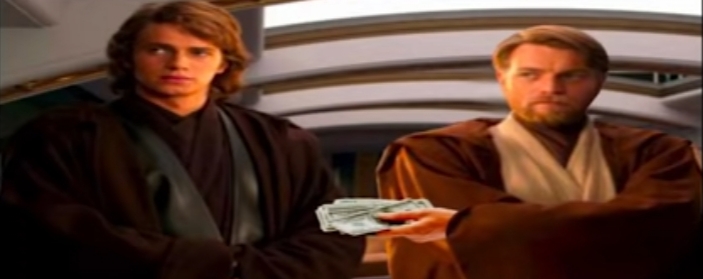 High Quality Obi-Wan purchases Anakin's Services Blank Meme Template