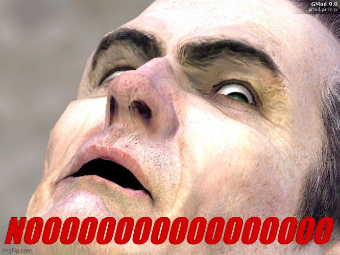 . | NOOOOOOOOOOOOOOOOO | image tagged in g-man from half-life | made w/ Imgflip meme maker