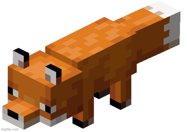 Minecraft fox | image tagged in minecraft fox | made w/ Imgflip meme maker