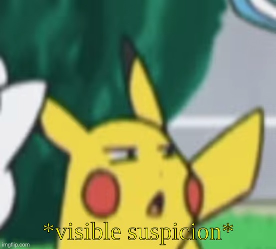 Visible Suspicion | image tagged in visible suspicion | made w/ Imgflip meme maker