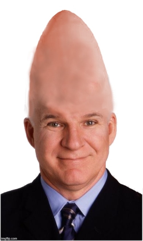 Steve Conehead Martin | image tagged in steve conehead martin | made w/ Imgflip meme maker
