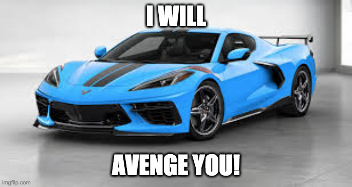 c8 boi | I WILL AVENGE YOU! | image tagged in c8 boi | made w/ Imgflip meme maker