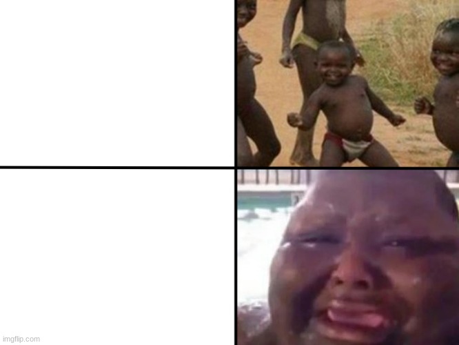 Happy Sad | image tagged in happy,sad,cry,crying | made w/ Imgflip meme maker