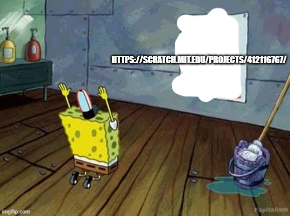 Spongebob Worship | HTTPS://SCRATCH.MIT.EDU/PROJECTS/412116767/ | image tagged in spongebob worship | made w/ Imgflip meme maker