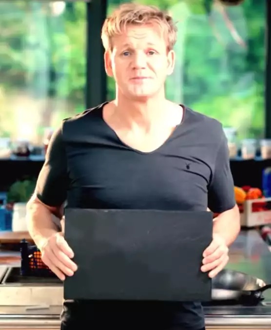 Gordon Ramsay sign Blank Meme Template