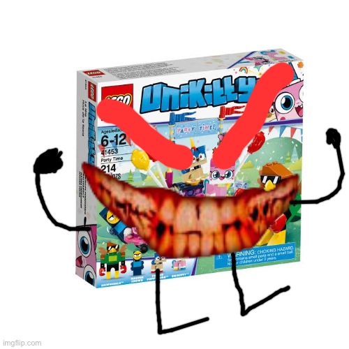 demonist | image tagged in unikitty box object show,demon | made w/ Imgflip meme maker