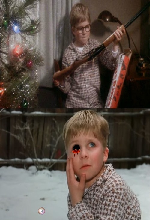 High Quality Ralphie Doesn't Listen So GOOD or well! Blank Meme Template