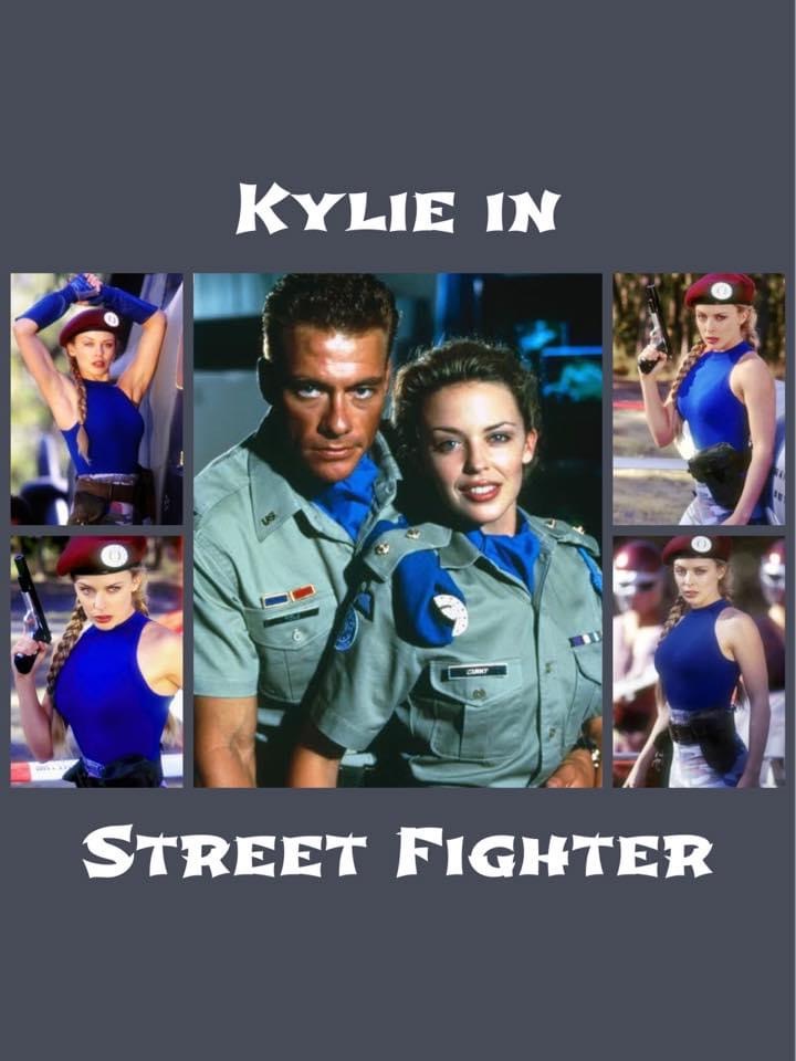 Kylie in Street Fighter Blank Meme Template