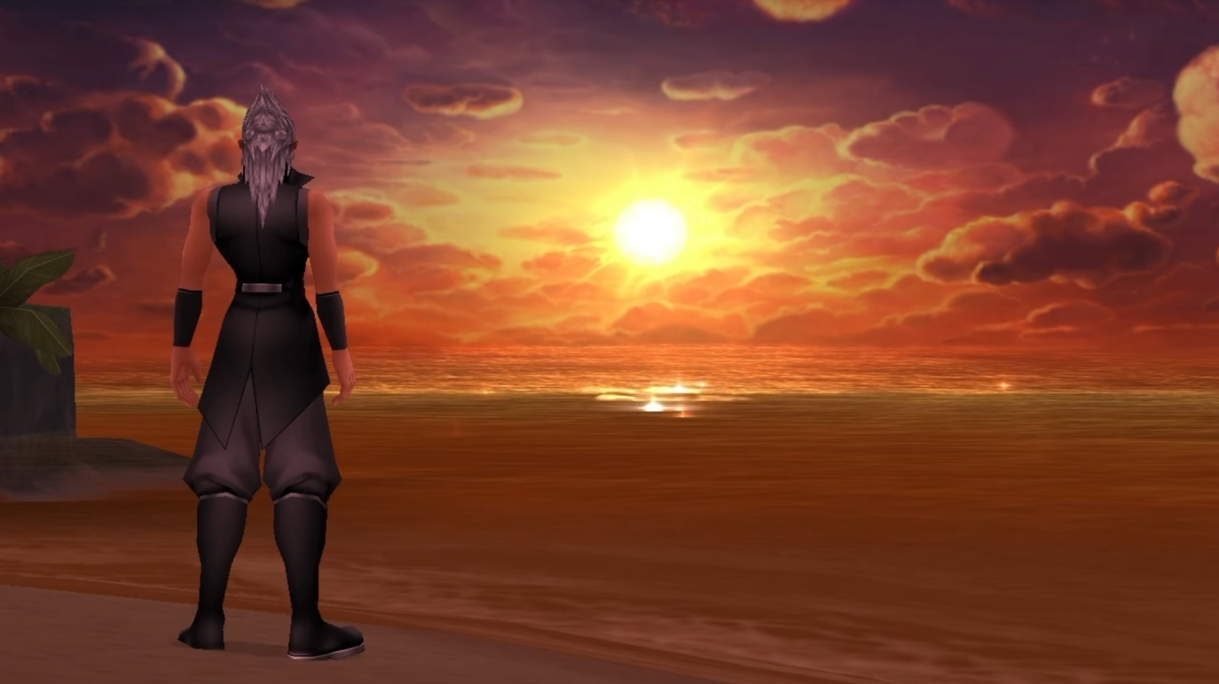High Quality Young Xehanort at the Beach Blank Meme Template
