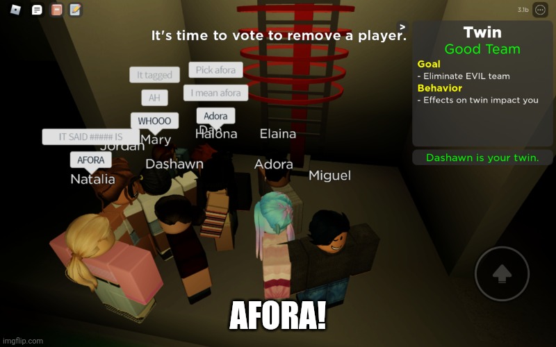 Vote afora! | AFORA! | image tagged in autocorrect | made w/ Imgflip meme maker