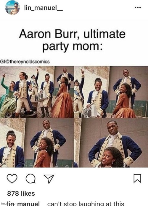 He's a party pooper | image tagged in hamilton | made w/ Imgflip meme maker