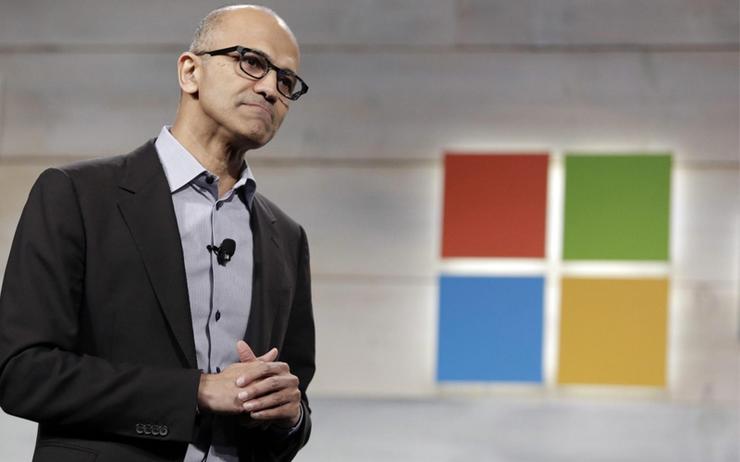 Microsoft Satya Nadella 1 Blank Meme Template