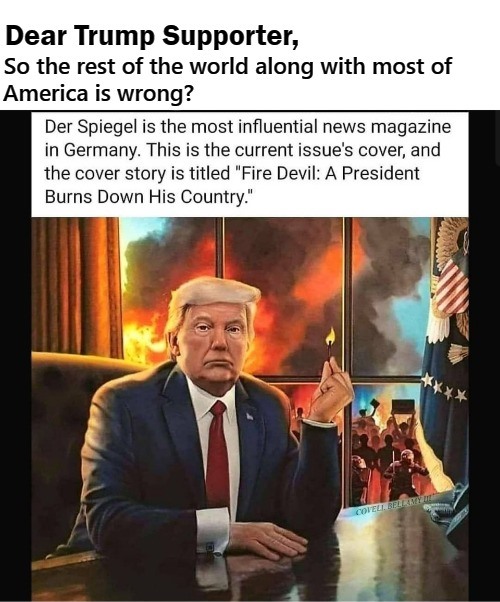 Trump The World Can't Be Wrong Blank Meme Template