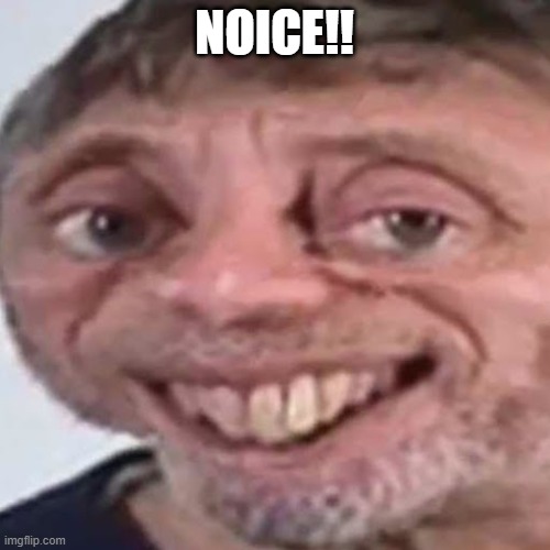Noice | NOICE!! | image tagged in noice | made w/ Imgflip meme maker