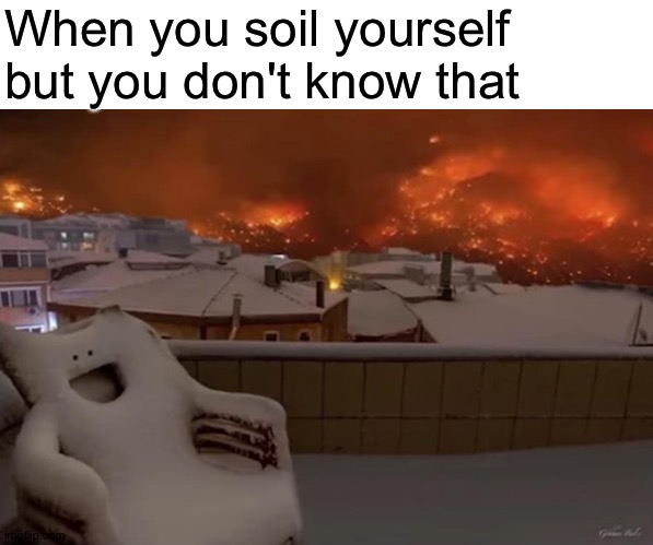 Poopy woopy | When you soil yourself but you don't know that | image tagged in happy chair,memes,funny,chair,poop,fart | made w/ Imgflip meme maker